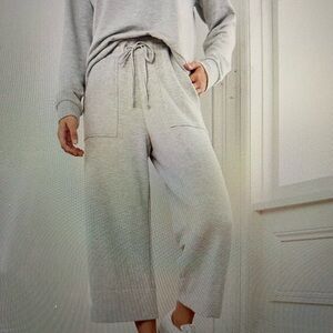 Quince Supersoft Cropped Wide Leg Pants